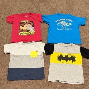Bundle of 4 Kids Short Sleeve Tee